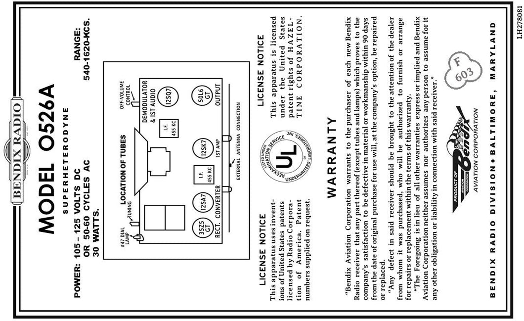 BENDIX-0526A