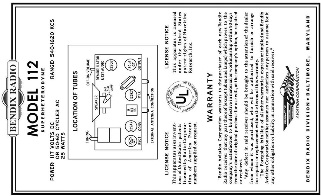 BENDIX-112