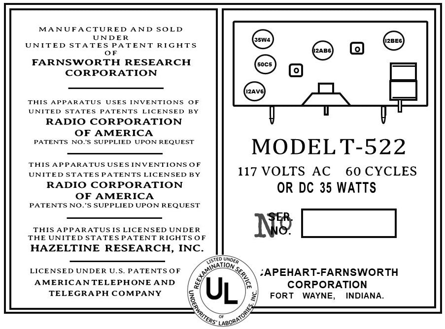 Capehart-Farnsworth-T-522