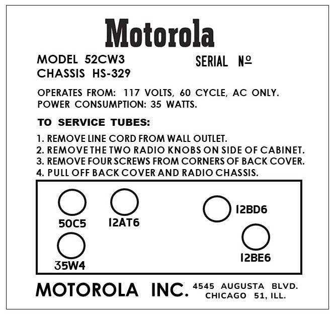 MOTOROLA-52CW3