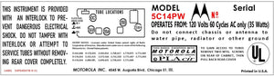 MOTOROLA-5C14PW