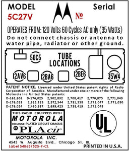 MOTOROLA-5C27V