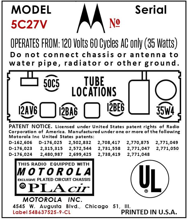 MOTOROLA-5C27V