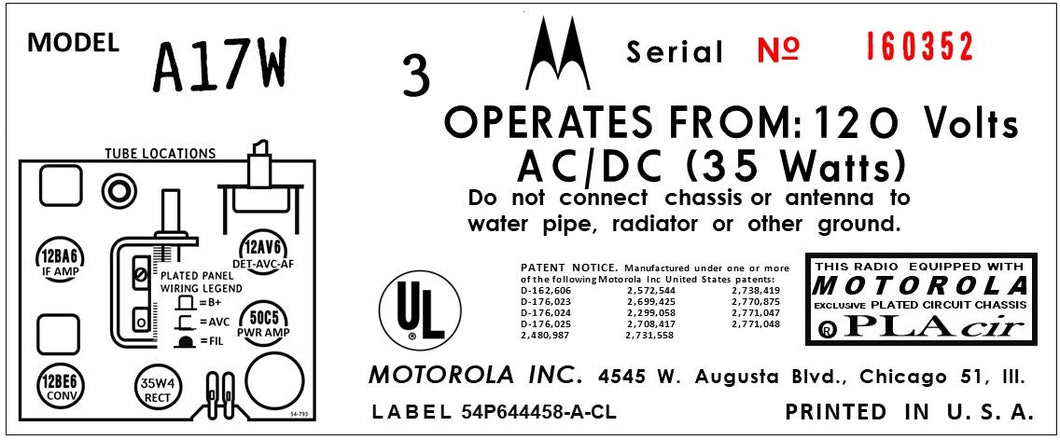 MOTOROLA-A17W