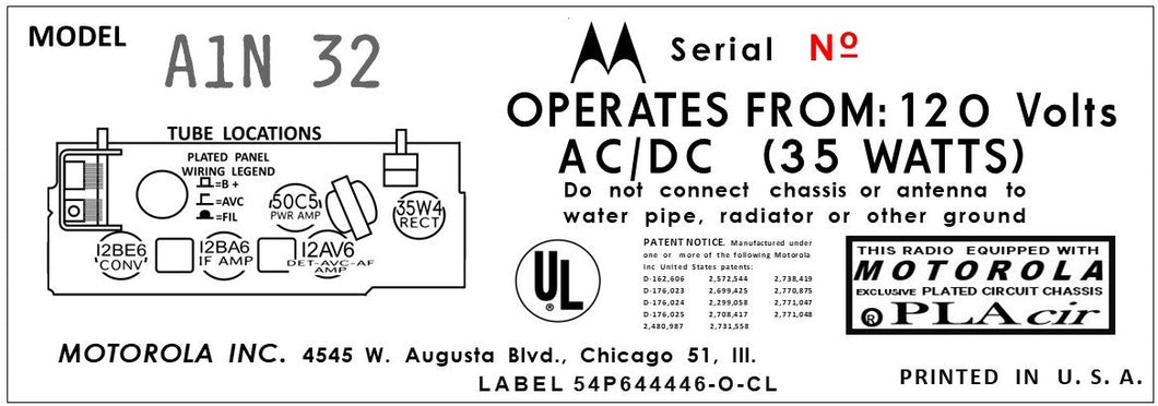 MOTOROLA-A1N-32