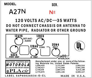 MOTOROLA-A27N