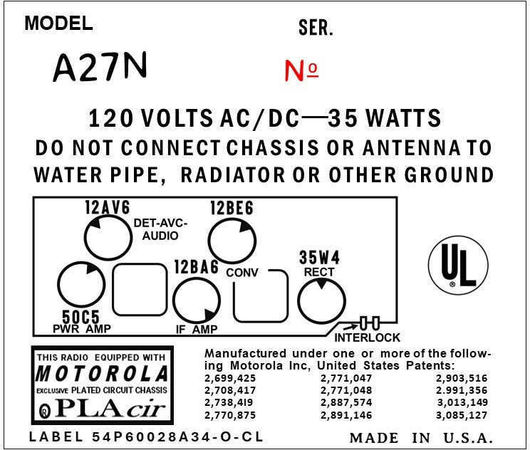 MOTOROLA-A27N