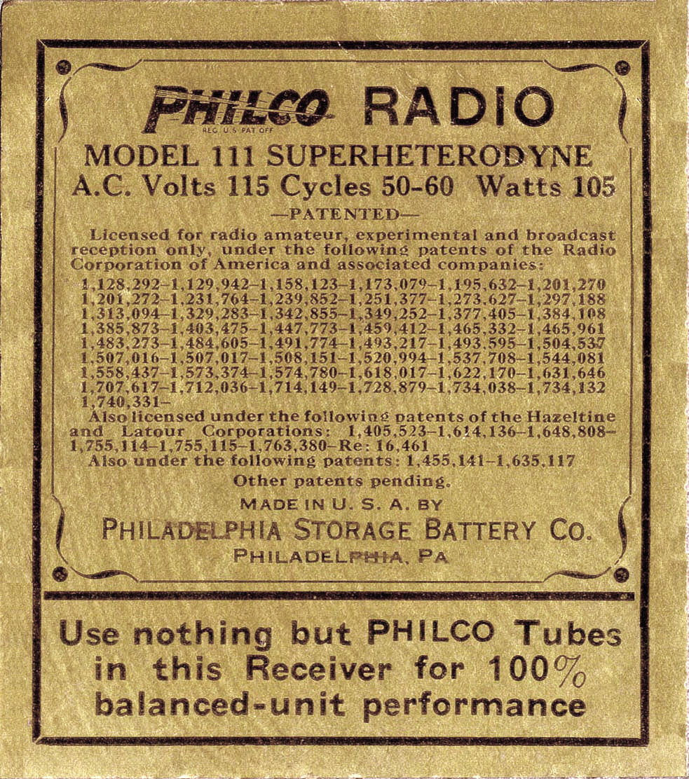 PHILCO-111