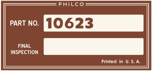 PHILCO-INSPECTION-LABEL-10623