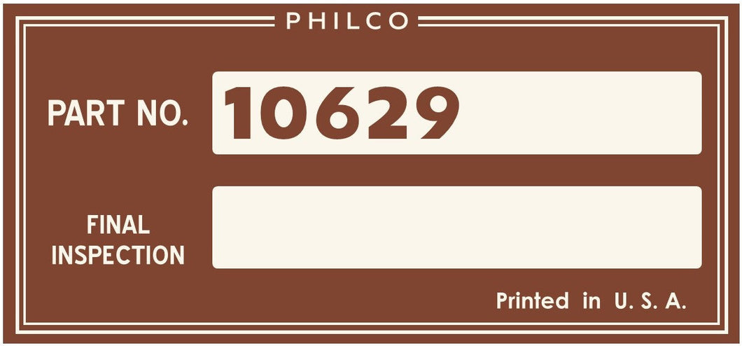 PHILCO-INSPECTION-LABEL-10629