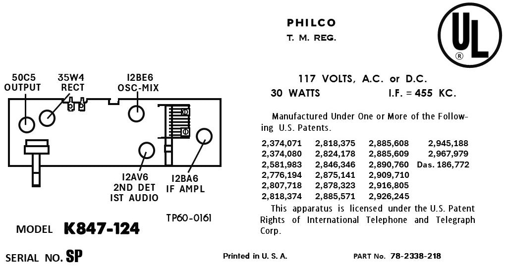 PHILCO-K847