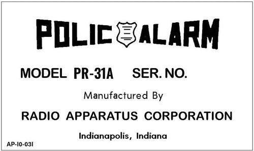 POLIC-ALARM-PR31A