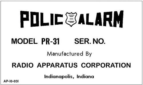 POLIC-ALARM-PR31