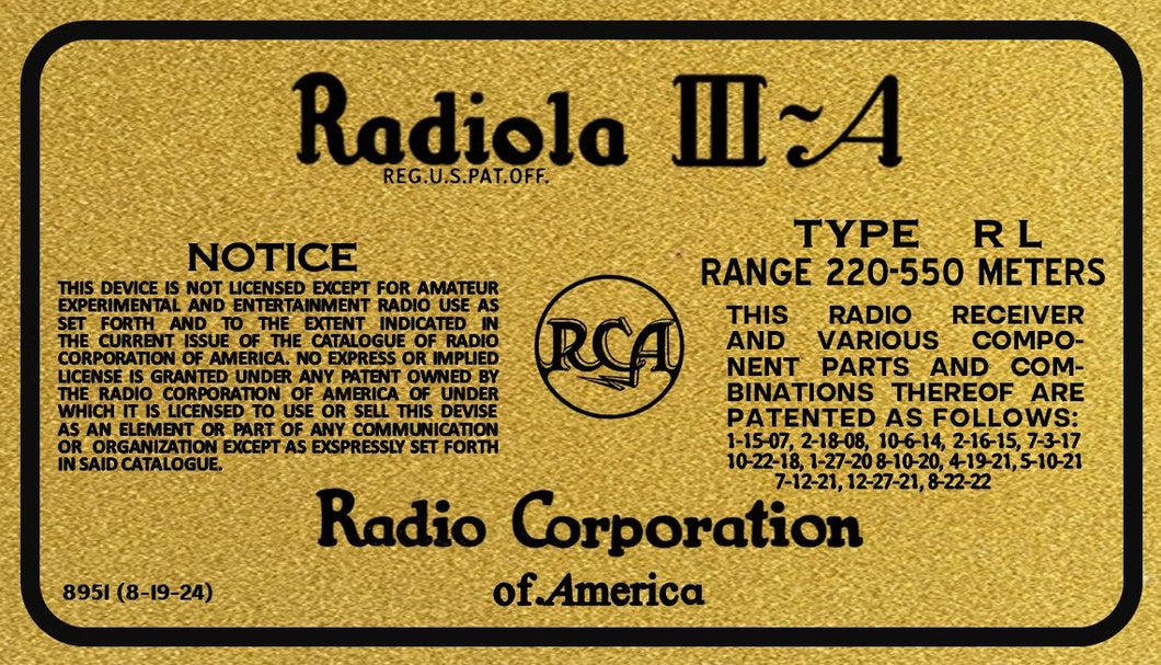 RADIOLA-111A