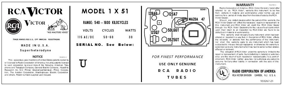 RCA-1X51-CH-1104