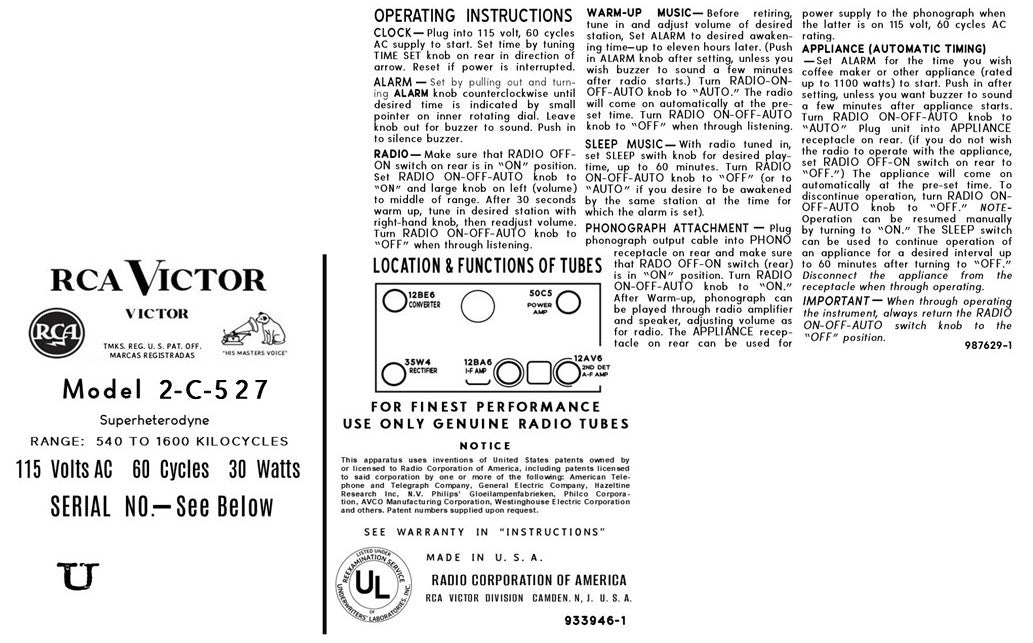 RCA-2C-527