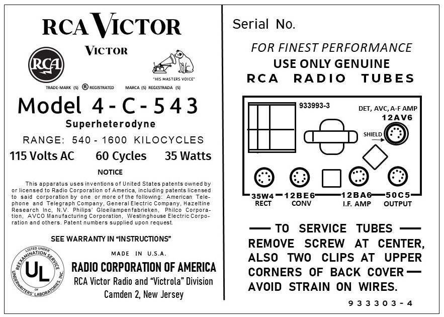 RCA-4C543