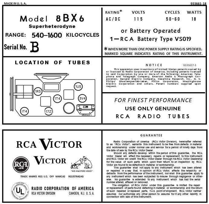 RCA-8BX6