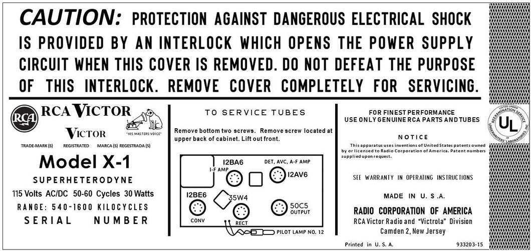 RCA-X1