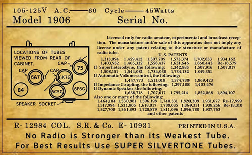 SILVERTONE-1906