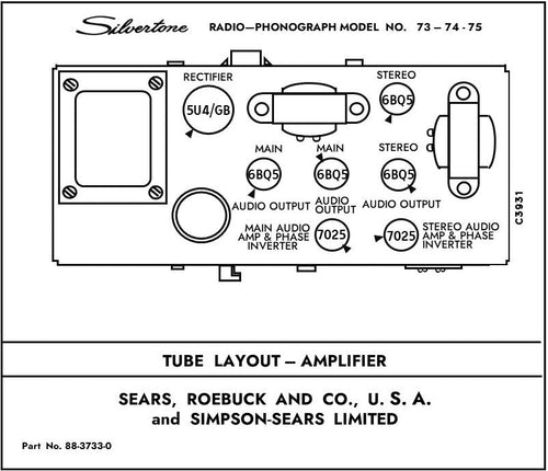 SILVERTONE-73-74-75-CHASSIS-LAYOUT