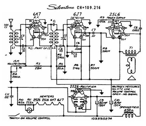 SILVERTONE-CH-109.216-SCHEMATIC