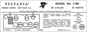 SYLVANIA-1100