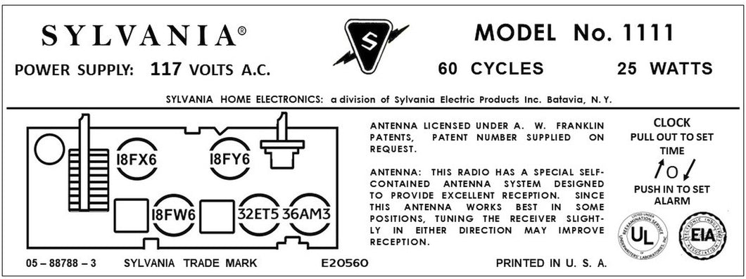 SYLVANIA-1111