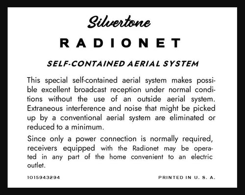 Silvertone-Aerial-System