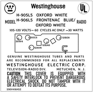 WESTINGHOUSE-H905L5_H906L5