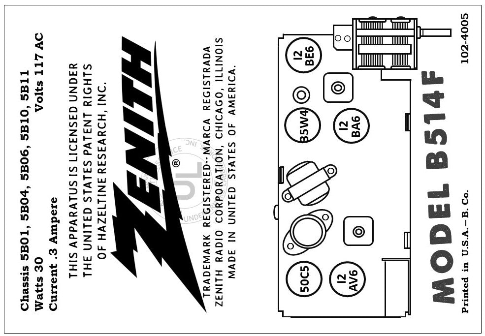 ZENITH-B514F