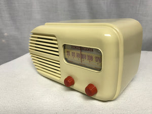 Stewart Warner R552 “Bullet” Tube Radio With Bluetooth input.