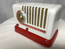 Silvertone 7022 “Candycane”  Tube Radio With Bluetooth input.