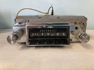 1966-67 Delco 986528 AM radio with Bluetooth FM & Aux input