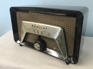 Admiral 6C22X Tube Radio With Bluetooth input.